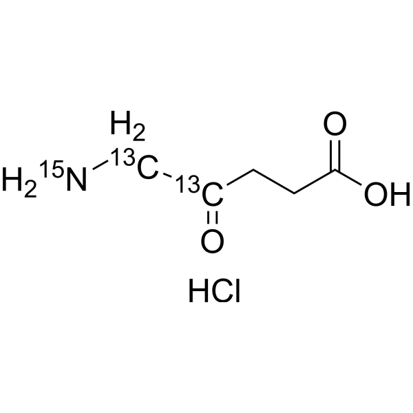 5-Aminolevulinic acid-13C2,15N hydrochloride 113639-01-3
